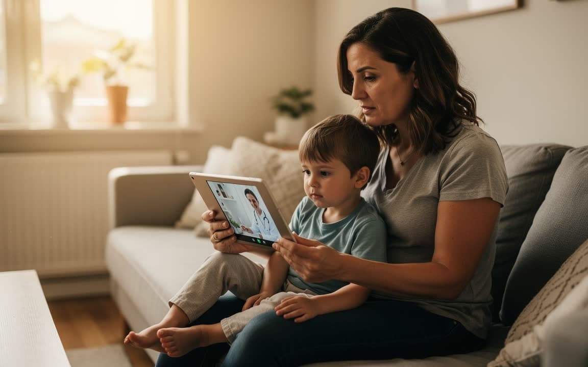 How Telehealth Can Lower Healthcare Hassles for Busy Families